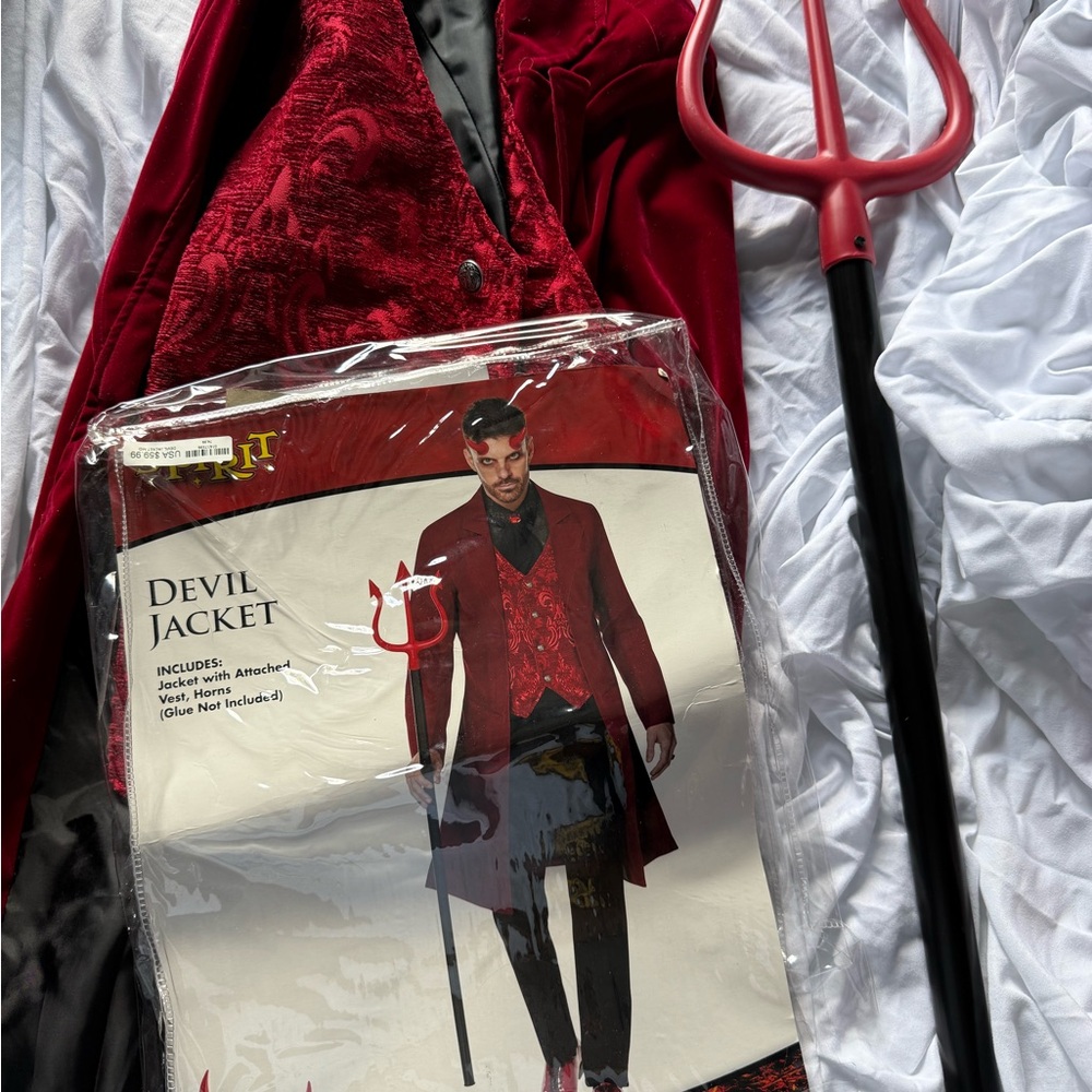 Spirit Devil Jacket in Vibrant Red